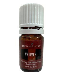 Young Living VETIVER Essential Oil 5ml 100% Pure Aromatherapy Therapy PREOWNED‎